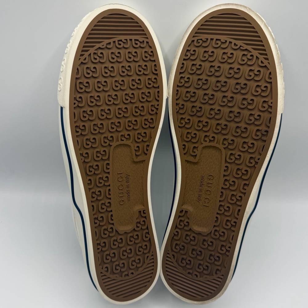 NIB NEW Gucci Men’s 1977 Canvas GG Supreme Logo Monogram Tennis Sneakers - Picture 6 of 10